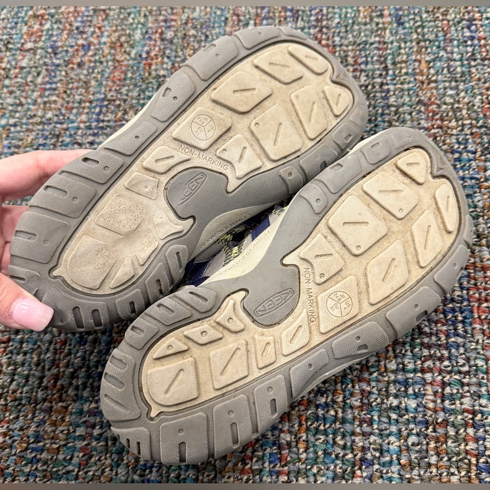 Keen Kids’ Blue and Yellow Outdoor Sandals, Size 6 - Picture 6 of 7